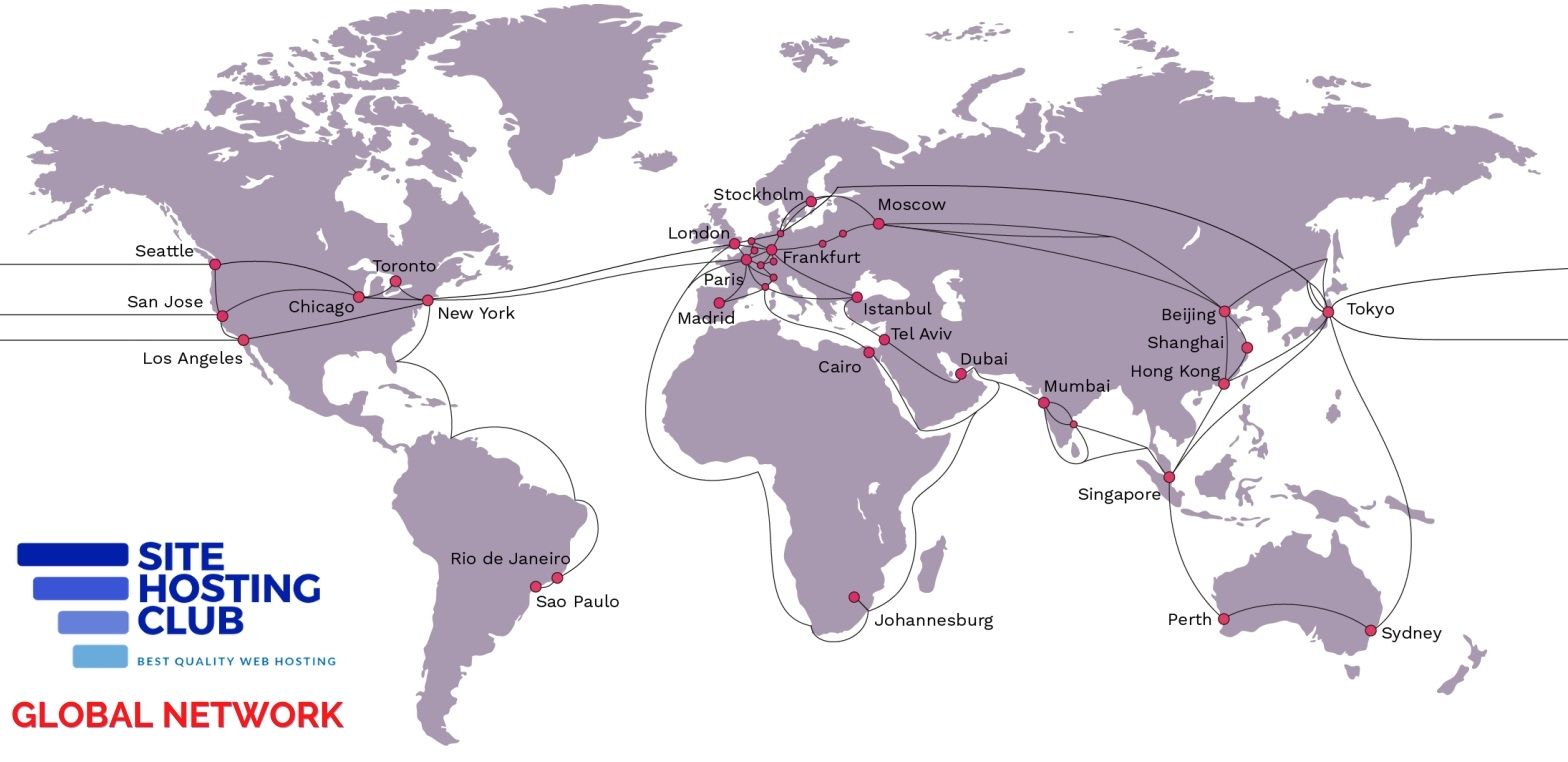 Site Hosting Club Global Connectivity